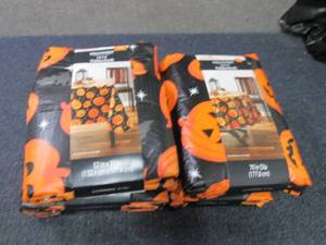 3 Halloween PEVA 52x70 inch Flannel...