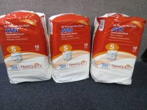 3- 10 ct Tranquility ATN Disposable...