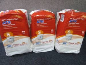 3- 10 ct Tranquility ATN Disposable...