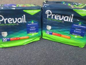 2- 20 ct Prevail Daily Underwear Me...