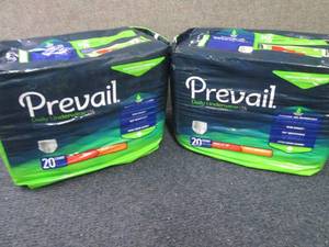 2- 20 ct Prevail Daily Underwear Me...