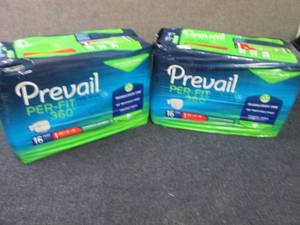 2- 16ct Prevail Per-Fit 360 Daily B...