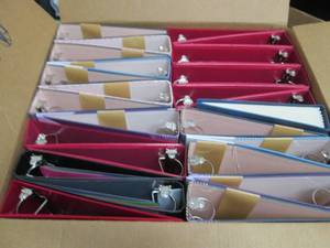 Large Box of Assorted Binders...