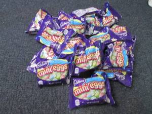 18- 1.5 oz Bags Cadbury Mini Eggs...