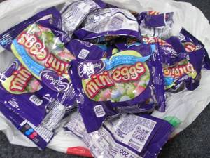 18- 1.5 oz Bags Cadbury Mini Eggs...