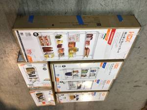 Lot of assorted HDX Shelf Storage Units various models open box customer returns see pictures