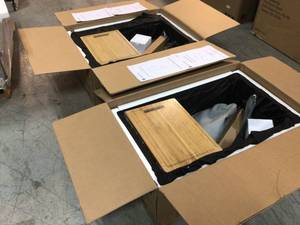 Lot of 2 Glacier Bay All-in-One  Stainless Steel  Kitchen Sink  not used customer returns  see pictures