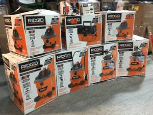 Lot of assorted WetDry Shop Vacs various models and conditions customer Returns  see pictures