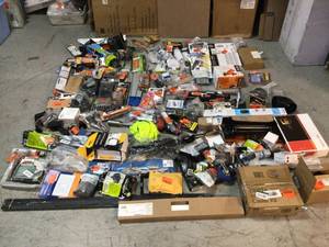 Large lot of Misc tools hardware and more customer returns open pkgs see pictures