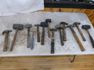 lot 61 image: Lot of Hammers