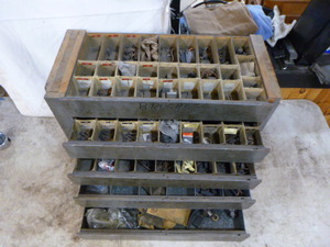 lot 144 image: Parts Bin with Hardware