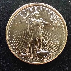 1998 110th Oz. Gold Eagle