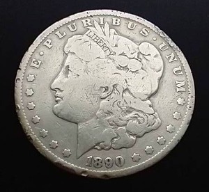 1890-CC Morgan Dollar