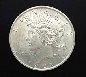 1922 Peace Dollar