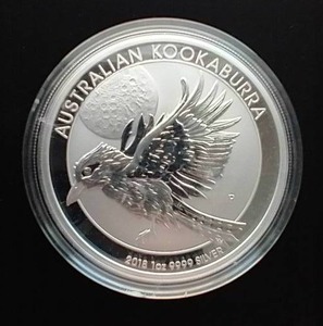 2018 Kookaburra $1 Silver Coin