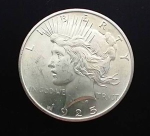 1925 Peace Dollar