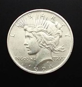 1924 Peace Dollar