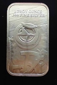 1 Oz. Prospector Silver Bar