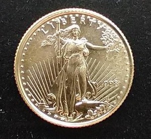 1998 110th Oz. Gold Eagle