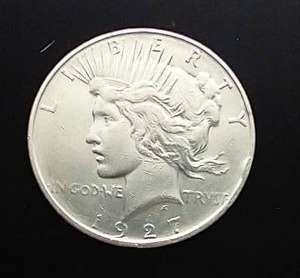 1927-D Peace Dollar