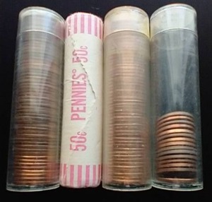Old (Mostly Uncirculated) Penny Rolls