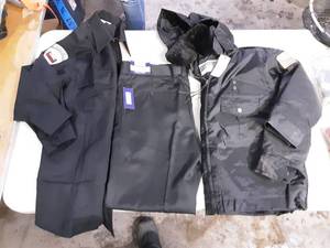 lot 36 image: NEW Midwest Patrol Pants 34R, Shirt 16 Neck32 Sleeve, Jacket Size Small
