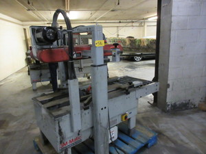 lot 516 image: 3M MATIC ADJUSTABLE CASE SEALING SYSTEM WITH TOP AND BOTTOM TAPER