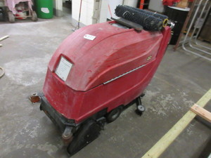 lot 539 image: FACTORY CAT WALK BEHIND SCRUBBER FOR PARTS
