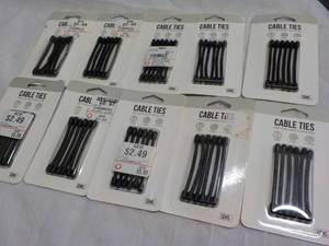10 pkgs Cable Ties...