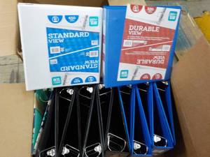 Binders and cases...