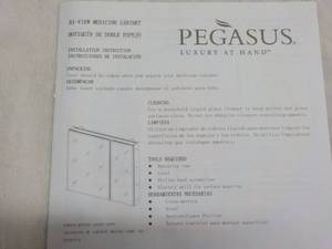 Pegasus Bi View Medicine Cabinet 30...