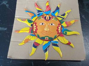 Colorful Metal Sun 13 diameter...
