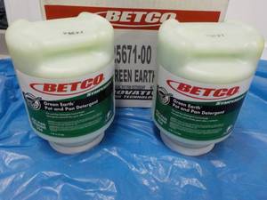 2 - 4 lb. Jars Betco Green Earth Po...