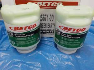 2 - 4 lb. Jars Betco Green Earth Po...