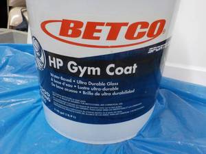 Betco 5 Gallon Pail HP Gym Coat Wat...