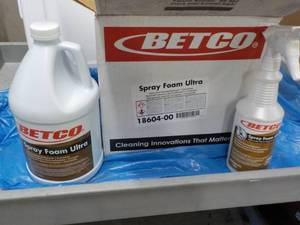 Betco 1 Gallon Jug Spray Foam Ultra...