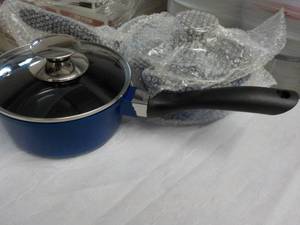 2 - 1.25 Ceramic Sauce Pans wi...