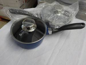 2 - 1.25 Ceramic Sauce Pans wi...