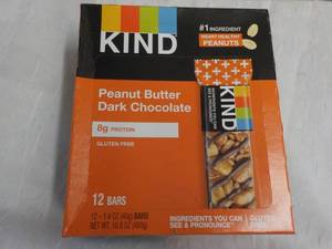 Box of 12 Kind 1.4 oz Peanut Butter...