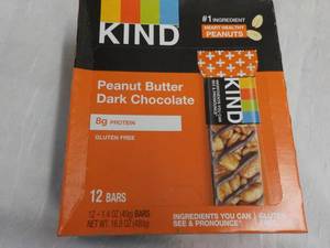 Box of 12 Kind 1.4 oz Peanut Butter...