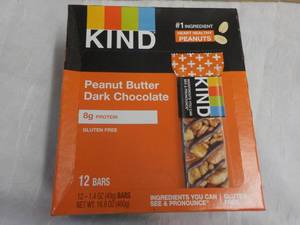 Box of 12 Kind 1.4 oz Peanut Butter...