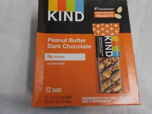 Box of 12 Kind 1.4 oz Peanut Butter...