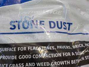5 - 50 lb. Bags Stone Dust Crushed ...
