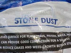 5 - 50 lb. Bags Stone Dust Crushed ...