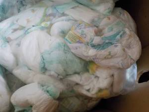 100 or so Diapers newborn-3mths si...