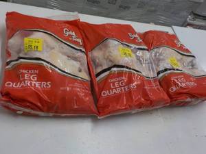 3 Frozen Pkgs Goldleaf Chicken Quar...