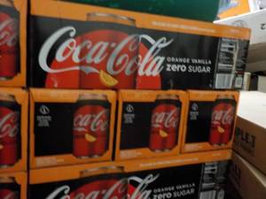 4 - 12 packs Coca Cola Orange Vanil...