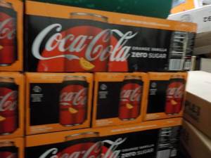 4 - 12 packs Coca Cola Orange Vanil...