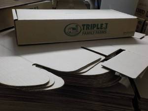 25 Self Closing Boxes 34 x 10 x 4...
