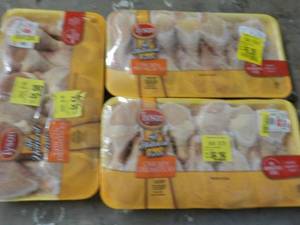 3 Frozen PKgs Tyson Chicken Drumsti...
